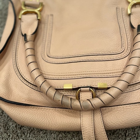 Like New Medium Chloe Marcie Satchel Nude Pink - Picture 11 of 16